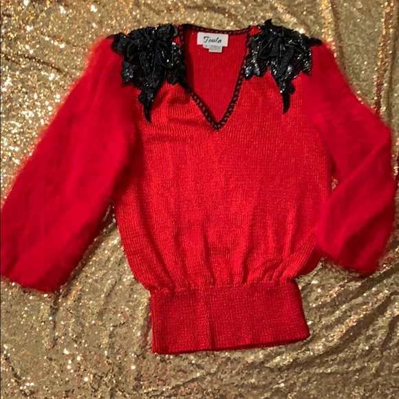 Toula Sweater Skirt set sz 8 Vintage - Picture 3 of 8